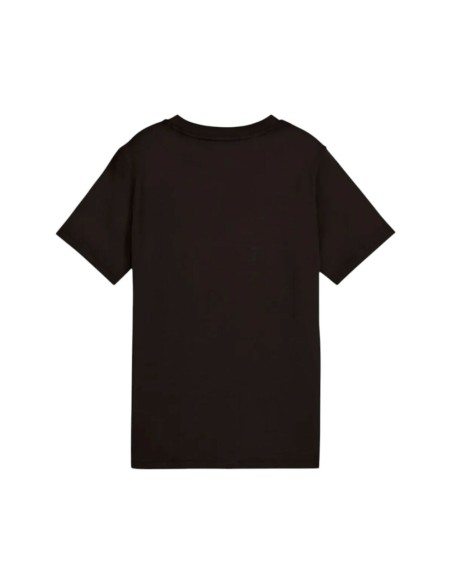 CAMISETA NEGRA PUMA ESS 2 COL Nº1 LOGO JUNIOR UNISEX BLACK GOLD 685778-56