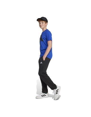 Pantalón de chándal Adidas-J SL  FL PT 225-JC9765 NEGRO-UNISEX JUNIOR