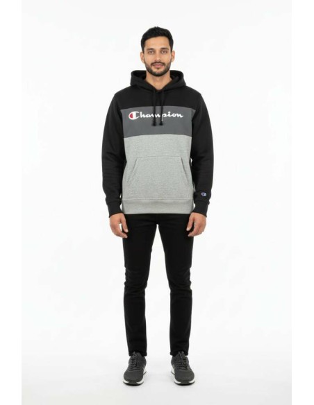 Sudadera negra Champion Sweatshirt-NEGRO-HOMBRE 221742-KK001