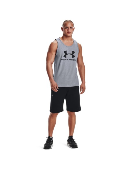 UA SPORTSTYLE LOGO TANK-GRY