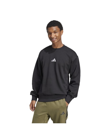 Sudadera Adidas-M FEELCOZY SWT-JE3794 NEGRO-HOMBRE