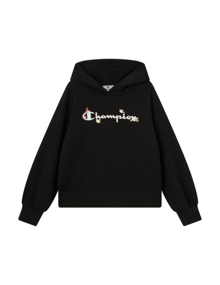 Sudadera negra Champion negra JR