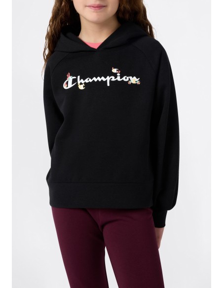Sudadera negra Champion negra JR
