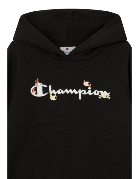Sudadera negra Champion negra JR