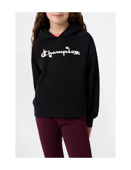 Sudadera negra Champion negra JR