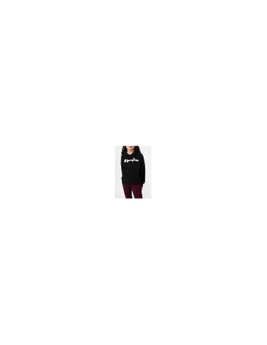 Sudadera negra Champion negra JR