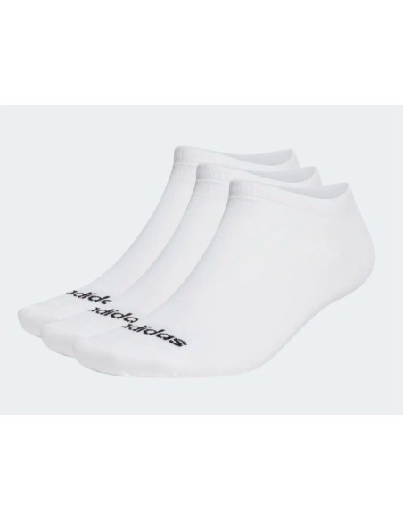 CALCETINES ADIDAS BLANCO -T LIN LOW 3P-HT3447 TOBILLEROS UNISEX  HT3447