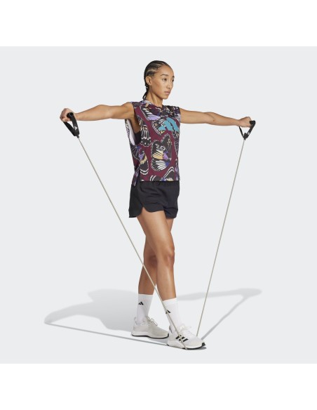 Pantalón corto ADIDAS TECH PACER-KA6364-NEGRO-MUJER