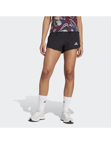 Pantalón corto ADIDAS TECH PACER-KA6364-NEGRO-MUJER