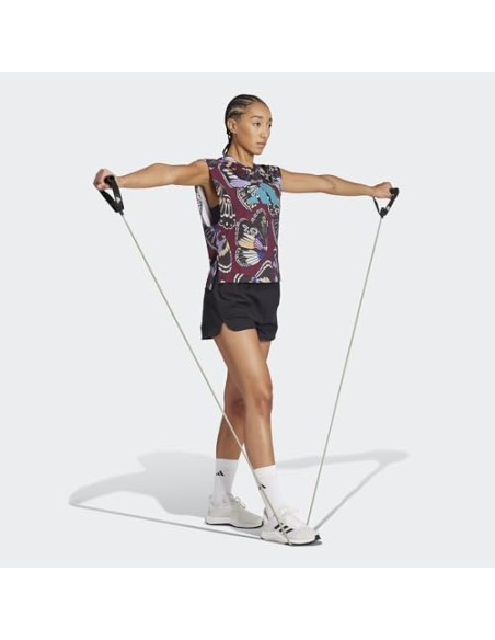 Pantalón corto ADIDAS TECH PACER-KA6364-NEGRO-MUJER