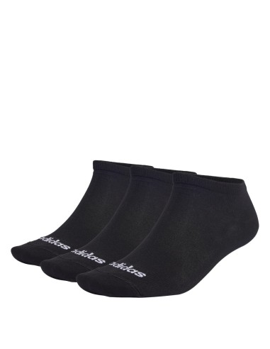 Calcetines Negros 3 pares ADIDAS-T LIN LOW 3P-IC1299 pinkis