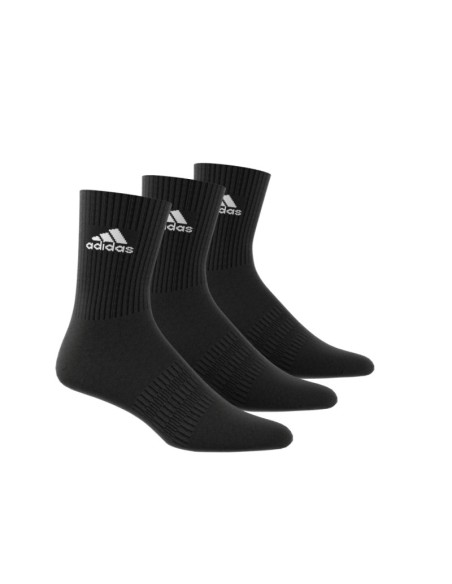 ADIDAS CALCETIN CUSH CRW 3PP NEGRO