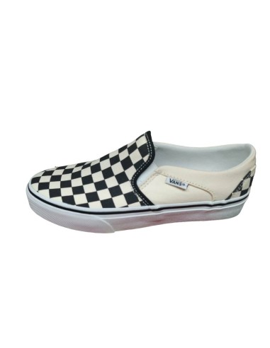 Zapatilla de Moda para MUJER VANS ASHER CUADROS BEIS-NEGGRO