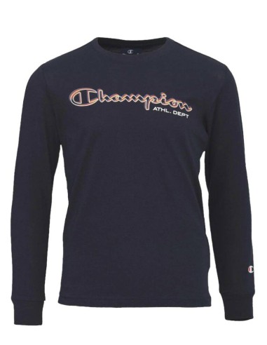 CHAMPION-Long Sleeve Crewneck T-Shirt