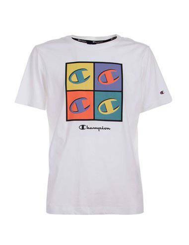 CHAMPION Crewneck T-Shirt NEGRO