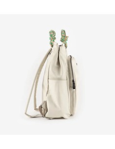BOLSO MOCHILA NYLON VICTORIA MUJER CORDONES