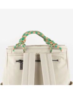BOLSO MOCHILA NYLON VICTORIA MUJER CORDONES 2