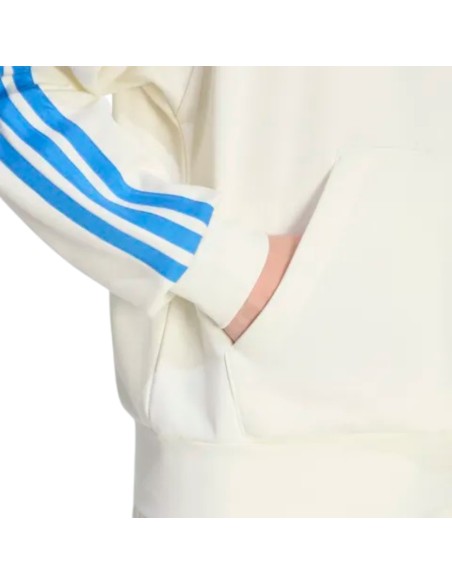 SUDADERA BLANCA ADIDAS M 3S FT HD KD4901 HOMBRE