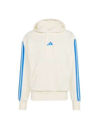 SUDADERA BLANCA ADIDAS M 3S FT HD KD4901 HOMBRE