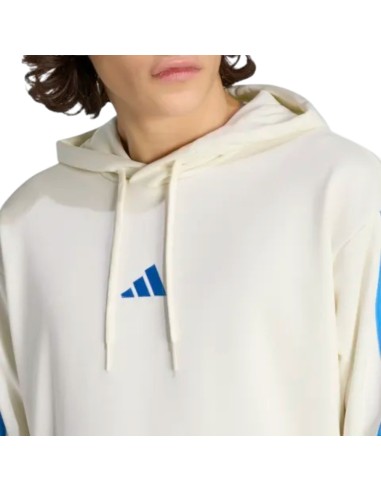 SUDADERA BLANCA ADIDAS M 3S FT HD KD4901 HOMBRE