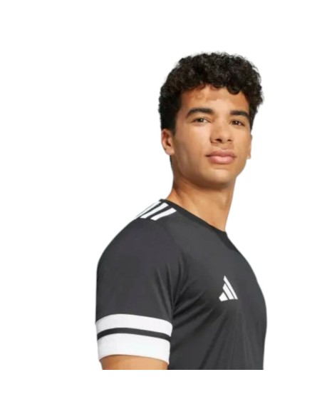 Camiseta negra Adidas negra hombre