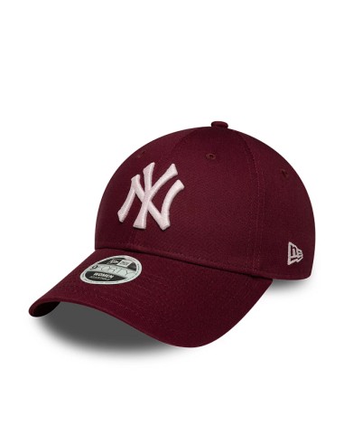 GORRA GRANATE NEW ERA WMNS METALLIC LOGO 9FORTY  NY