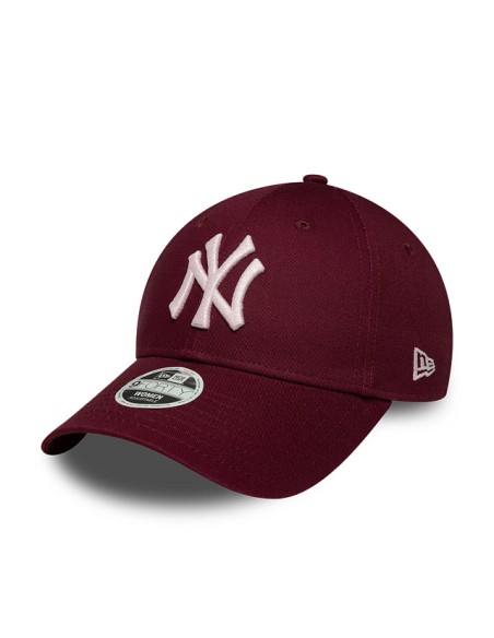 GORRA GRANATE NEW ERA WMNS METALLIC LOGO 9FORTY  NY
