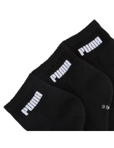 Calcetines negros puma negros 3 pares 2