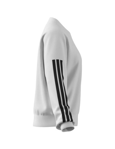 Sudadera Adidas  (Manga Larga)  W 3S FT SWT- BLANCO-MUJER
