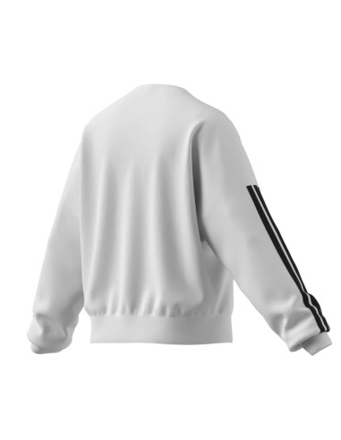 Sudadera Adidas  (Manga Larga)  W 3S FT SWT- BLANCO-MUJER
