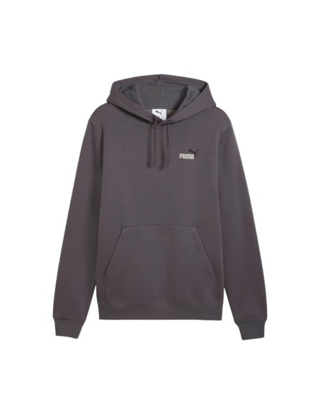 Sudadera Gris PUMA ESS 2 COLOR Small No. 1 Logo Hoodie FL