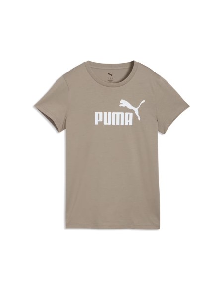Camiseta Gris Puma ESS No. 1 Logo Tee