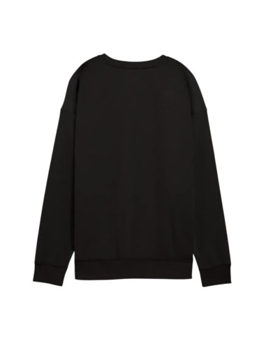 Sudadera Negra PUMA ESS SMALL NO 1 LOGO RELAXED CREW FL