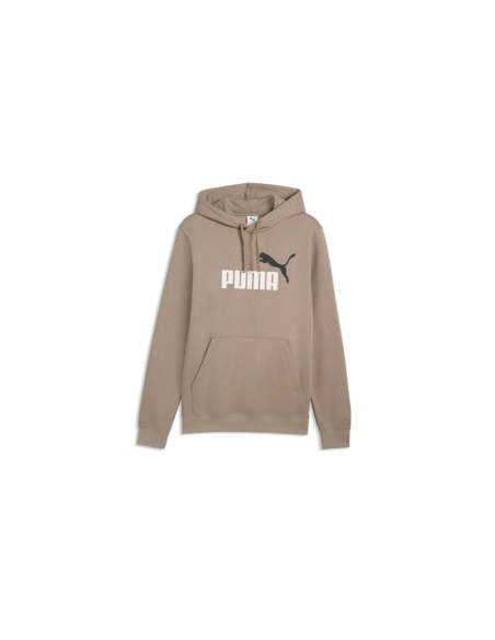 Sudaera Marrón PUMA ESS 2 COLOR NO 1 LOGO HOODIE FL