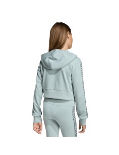 Sudadera capucha Adidas JG AN 3S FT KB6986-verde niña 2
