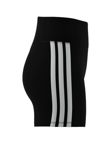 Malla Corta Negra Adidas-OPT ESS 3S S-JD6536 NEGRO-MUJER Fitness
