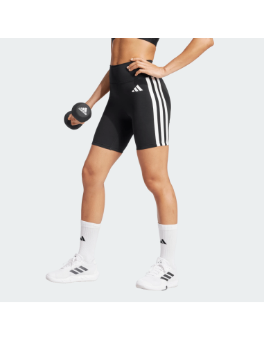 Malla Corta Negra Adidas-OPT ESS 3S S-JD6536 NEGRO-MUJER Fitness