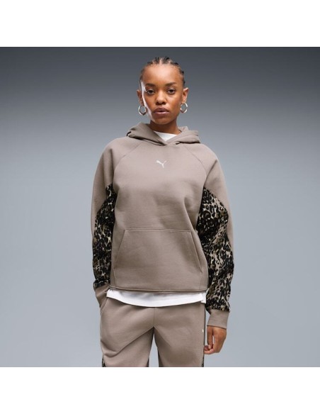 Sudadera Marrón Puma SPORT ANIMAL Standard Hoodie FL