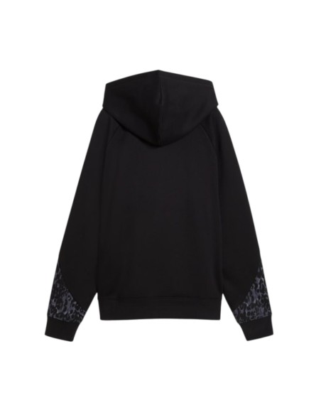 Sudadera Negra Puma SPORT ANIMAL Standard Hoodie FL