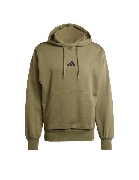 Sudadera Adidas-M FEELCOZY HD-JE3799 VERDE OSCURO-HOMBRE