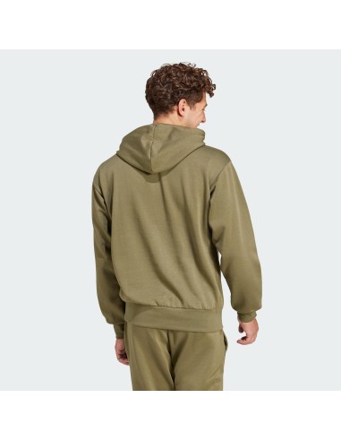 Sudadera Adidas-M FEELCOZY HD-JE3799 VERDE OSCURO-HOMBRE