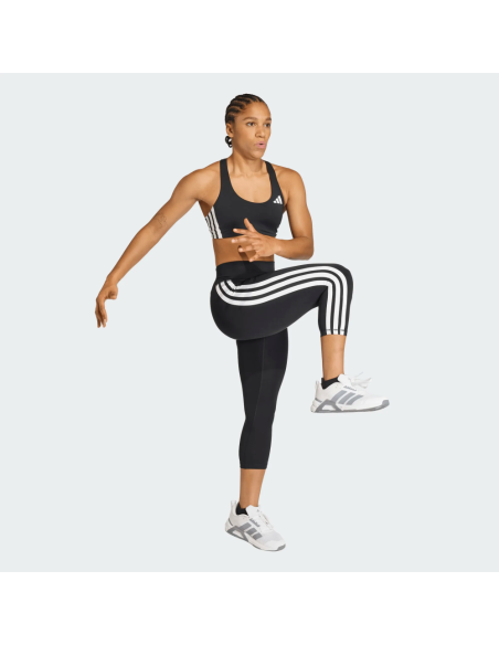 Malla Pirata Negra ADIDAS OPT ES 3S 3/4 L mujer Fitness KE6062