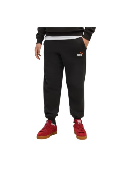 Pantalón chandal negro PUMA ESS 2 COLOR No. 1 Logo Sweatpants FL B para niño
