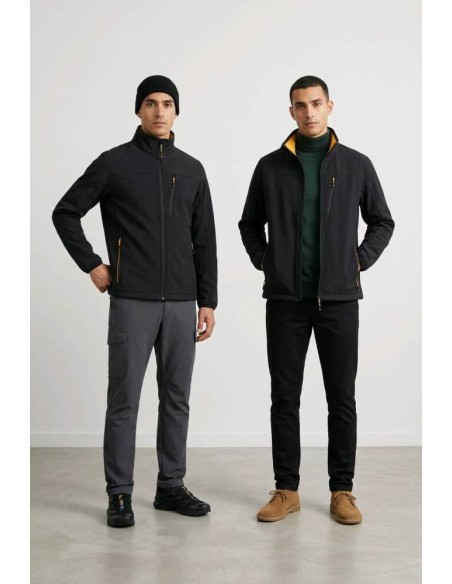 Sofshell Negro Regatta Moutdale Black para hombre