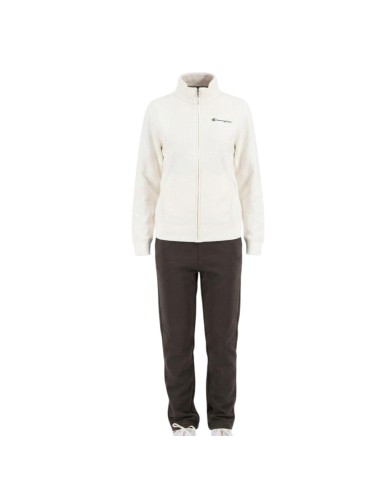 Chándal Blanco Champion Full Zip Suit algodón para mujer