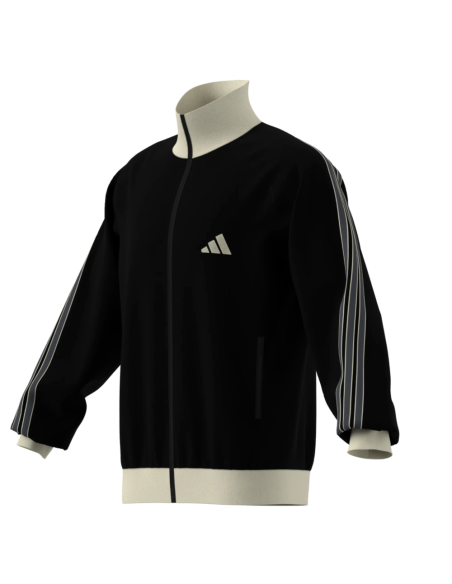Chaqueta de Chándal Negra ADIDAS CHAQUETA STADIUM REGULAR FIT PIQUE TRACKTOP