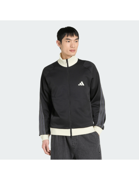 Chaqueta de Chándal Negra ADIDAS CHAQUETA STADIUM REGULAR FIT PIQUE TRACKTOP