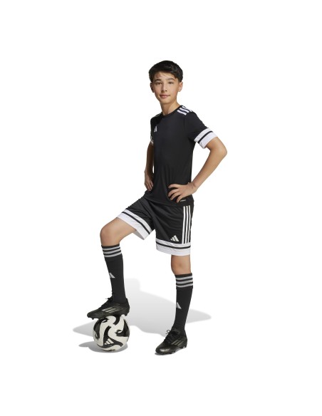 Camiseta de equipos Adidas-SQUA25 JSY Y-JJ0052 NEGRO-UNISEX JUNIOR