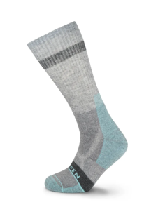 Calcetin Lorpen Gris/turquesa MHMCW MERINO HIKE MIDWEIGHT CREW W 2