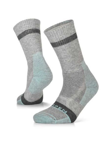 Calcetin Lorpen Gris/turquesa MHMCW MERINO HIKE MIDWEIGHT CREW W